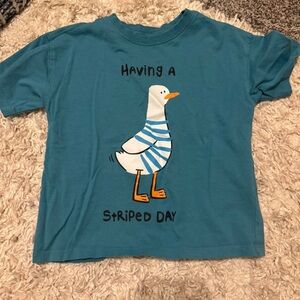 Zara having a striped day tee